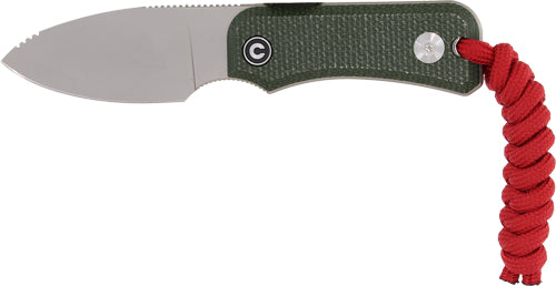 CIVIVI Baby Banter 2.39" Green Canvas Micarta Handle Stonewashed Blade Folder