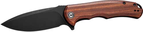 CIVIVI Praxis 3.75" Cuibourtia Wood/Black Stonewash Pocket Knife