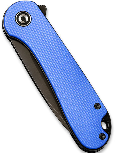 CIVIVI Elementum 3.47" Blue G-10 Handle Black Stonewash D2 Pocket Knife