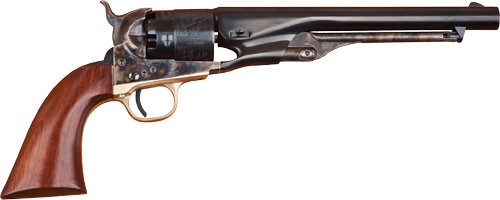 Cimarron CA040 1860 Army .44 Cal BP Revolver 8" Blued Barrel Color Case Hardened Frame Smooth Walnut 6 Shot