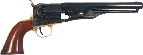 Cimarron 1861 Navy Civilian Black Powder Revolver .36 Caliber 7.5" Blued Walnut Grip 6 Shot