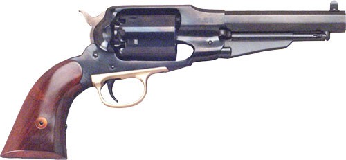 Cimarron 1858 Army Black Powder Revolver .44 Caliber 5.5" Octagon Blued Steel Frame Walnut 6 Shot