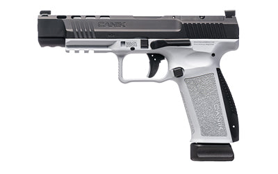Canik Mete SFx 9mm Luger 5.2" Pistol, 20-Round, Black/White