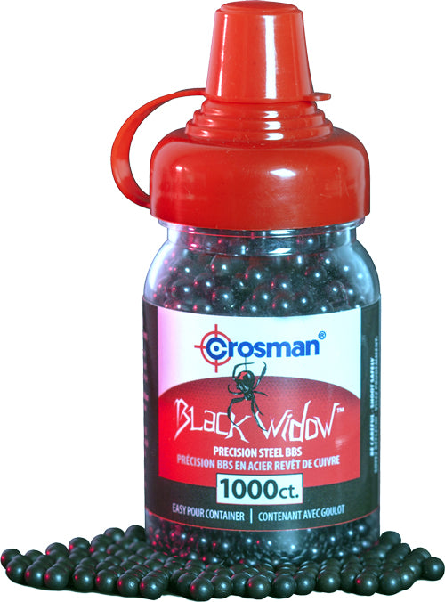 Crosman Black Widow BBs 15-Pack Case 1000 BBs Per Pack Airgun Ammo