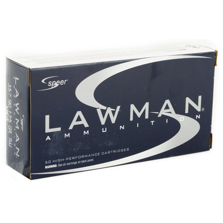 Speer .357 Sig 53919 Lawman Total Metal Jacket Flat Nose 125 Grain