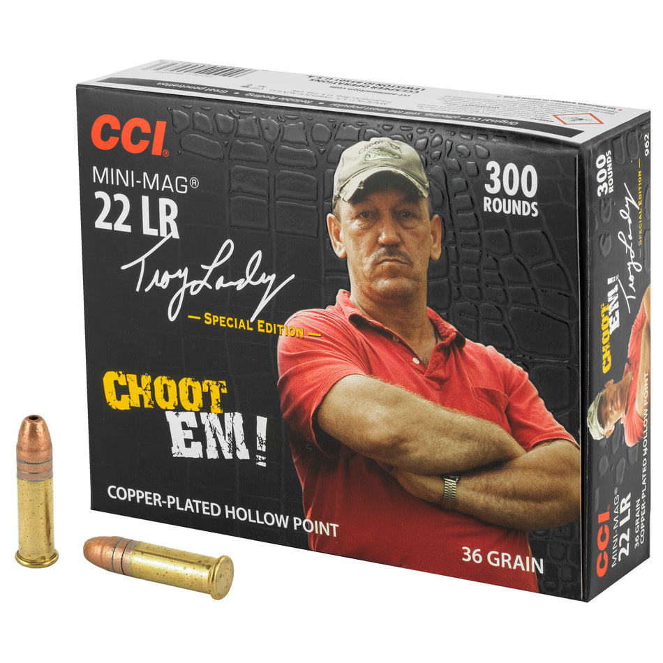CCI .22 Long Rifle 962 Mini-Mag Varmint Jacketed Hollow Point JHP 36 Grain