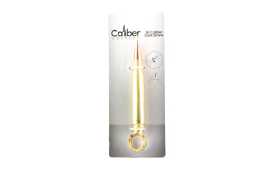 Caliber Gourmet 50 Cal Bullet Corkscrew, Gold Finish CBG-1003