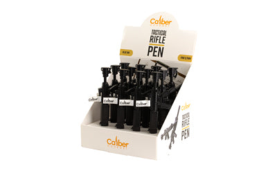 Caliber Gourmet 12-Count M16 Rifle Tactical Pen Display Box Fine Tip CBG-DB-03