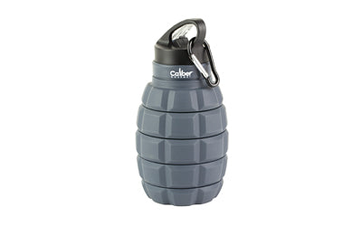 Caliber Gourmet Grenade Shape Collapsible Silicone Water Bottle, 580ml CBG-TMS-GRENADE