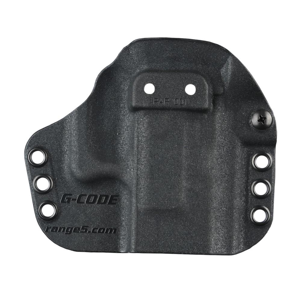 G-Code Paradigm Ambidextrous IWB/OWB Holster for Small/Medium Frame Pistols Black