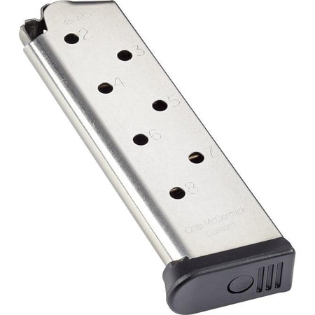 Chip McCormick Railed Power Mag (RPM) Stainless Steel .45 ACP 8/rd Handgun Magazine