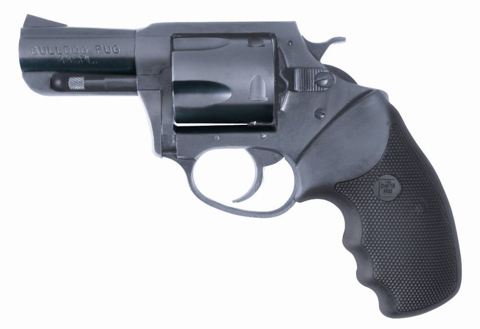 Charter Arms Bulldog Large Frame .44 Special Revolver, 5-Shot, 2.5" Stainless Barrel, Exposed Hammer