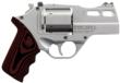 Chiappa Rhino 30DS X .357 Mag Revolver - 3" Barrel, 6-Round Capacity, Stainless Steel, Includes Moon Clips