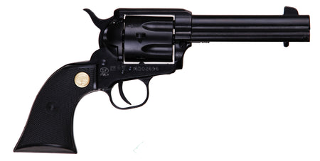 Chiappa Firearms CF340250D SAA 1873 Medium Frame 22 LR/22 WMR 6 Shot, 4.75" Blued Steel Barrel, Cylinder & Frame, Black Plastic Grip, Exposed Hammer
