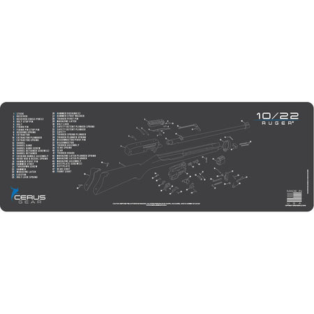 Cerus Gear Ruger 10/22 Schematic ProMat 12x36 Grey
