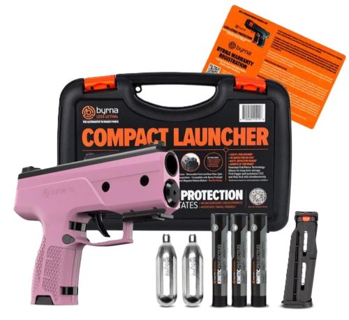 BYRNA CL UNIVERSAL KIT PINK W/2 MAGS & PROJECTILES 61 CAL