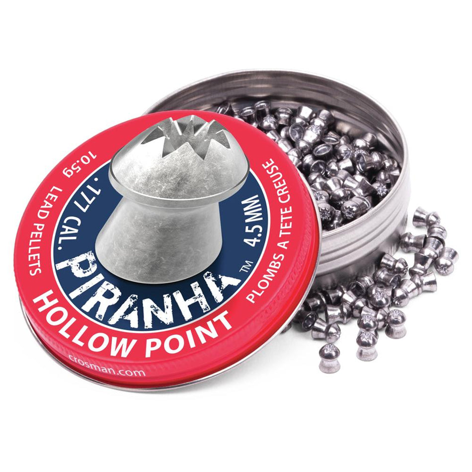 Crosman Piranha .177 Caliber Hollow Point Pellets 10.5gr 400/pk