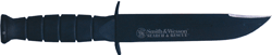 Smith & Wesson Search & Rescue Clip Point Fixed Blade Knife 6" Black S/S