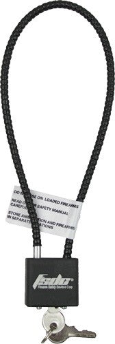 Regal CA DOJ Approved 15" Coated Cable Lock for Rifles & Pistols, 1-Pack