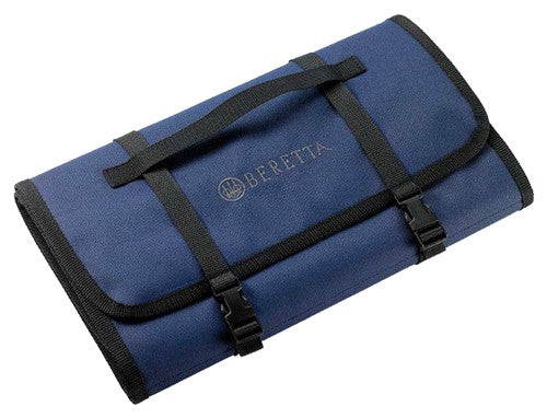 Beretta Blue Polyester Folding Gun Cleaning Mat with Zippered Tool Bag