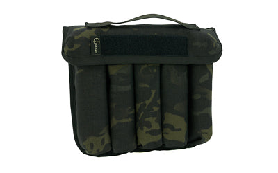 Cole-TAC CD106 Standard Can Caddy Multicam Black 500 Denier Nylon 5 Suppressor Slots