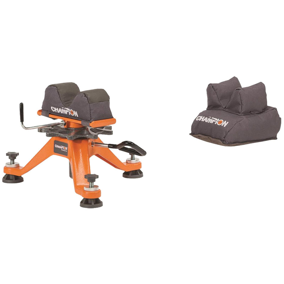 Champion Tri-Stance Varminter Shooting Rest and Rear Bag Combo