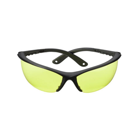 Champion Open Frame Ballistic Shooting Glasses Yellow Lens Black Frame