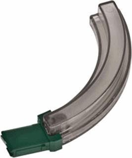 Champion 25rd Ruger 10/22 .22 LR Metal Head Clear Polymer Magazine Steel Lip