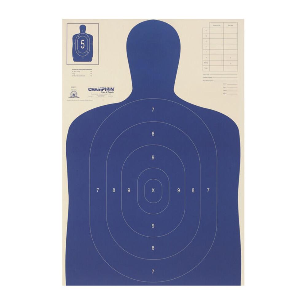 Champion Law Enforcement Paper Target 23x36 Inch 100 Count