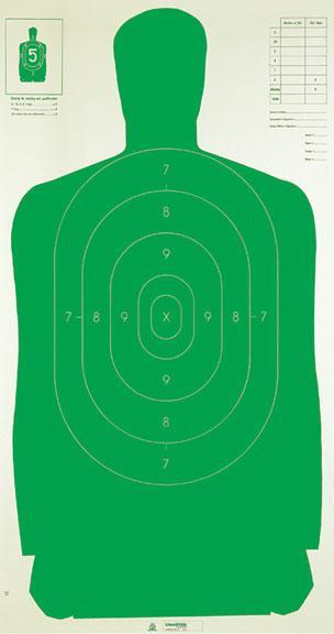 Champion LE Targets Green Silhouette Paper Target 24" x 45" 100 Per Pack