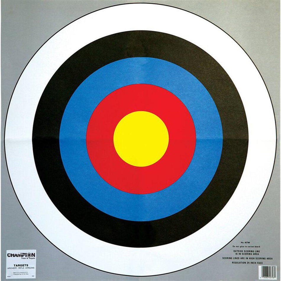 Champion Archery 24 Inch Bulls Eye Target 2-Count