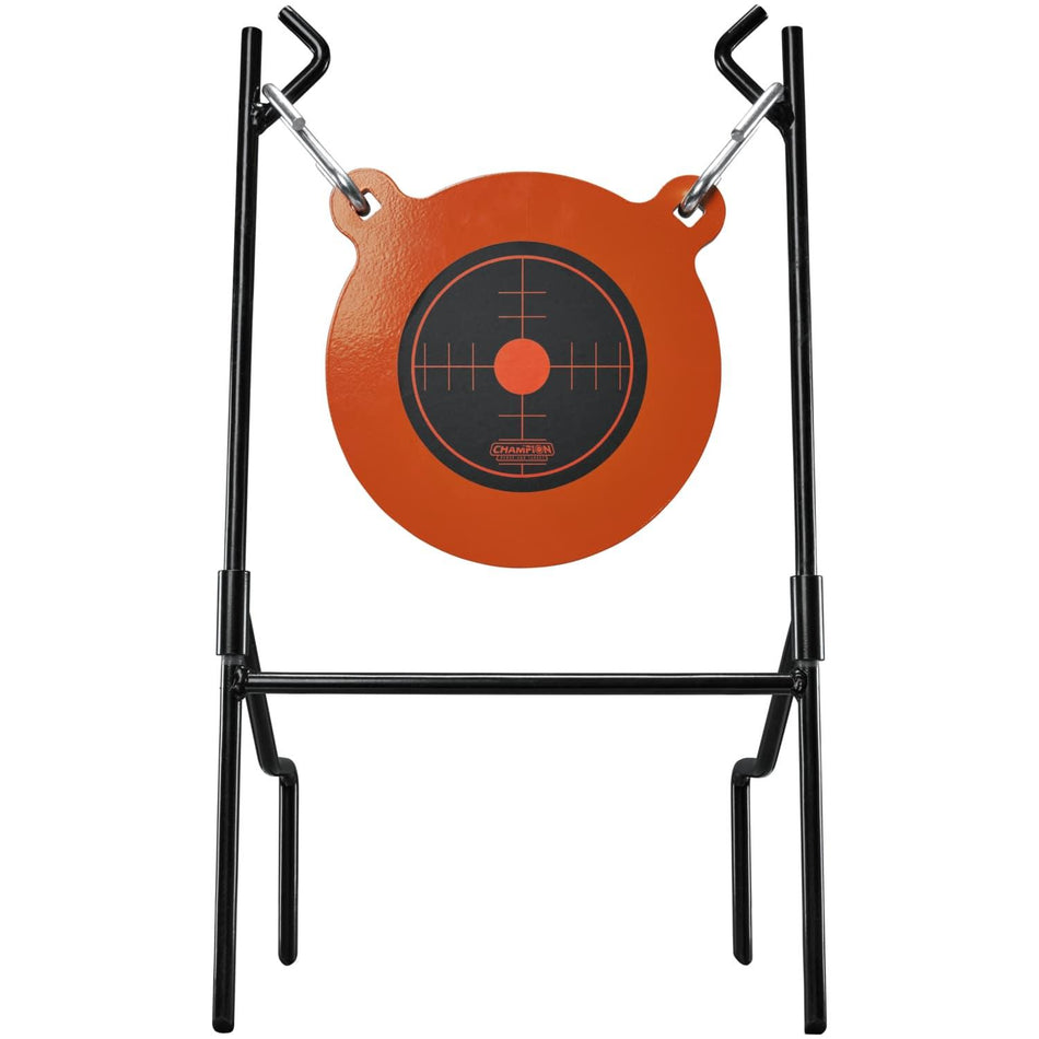 Champion 9.5" Centerfire Steel Hanging Gong Target with Swivel Stand Arms