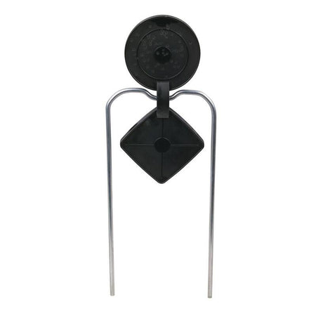 Champion Duraseal Self-Sealing Double Gong Spinning Target Black