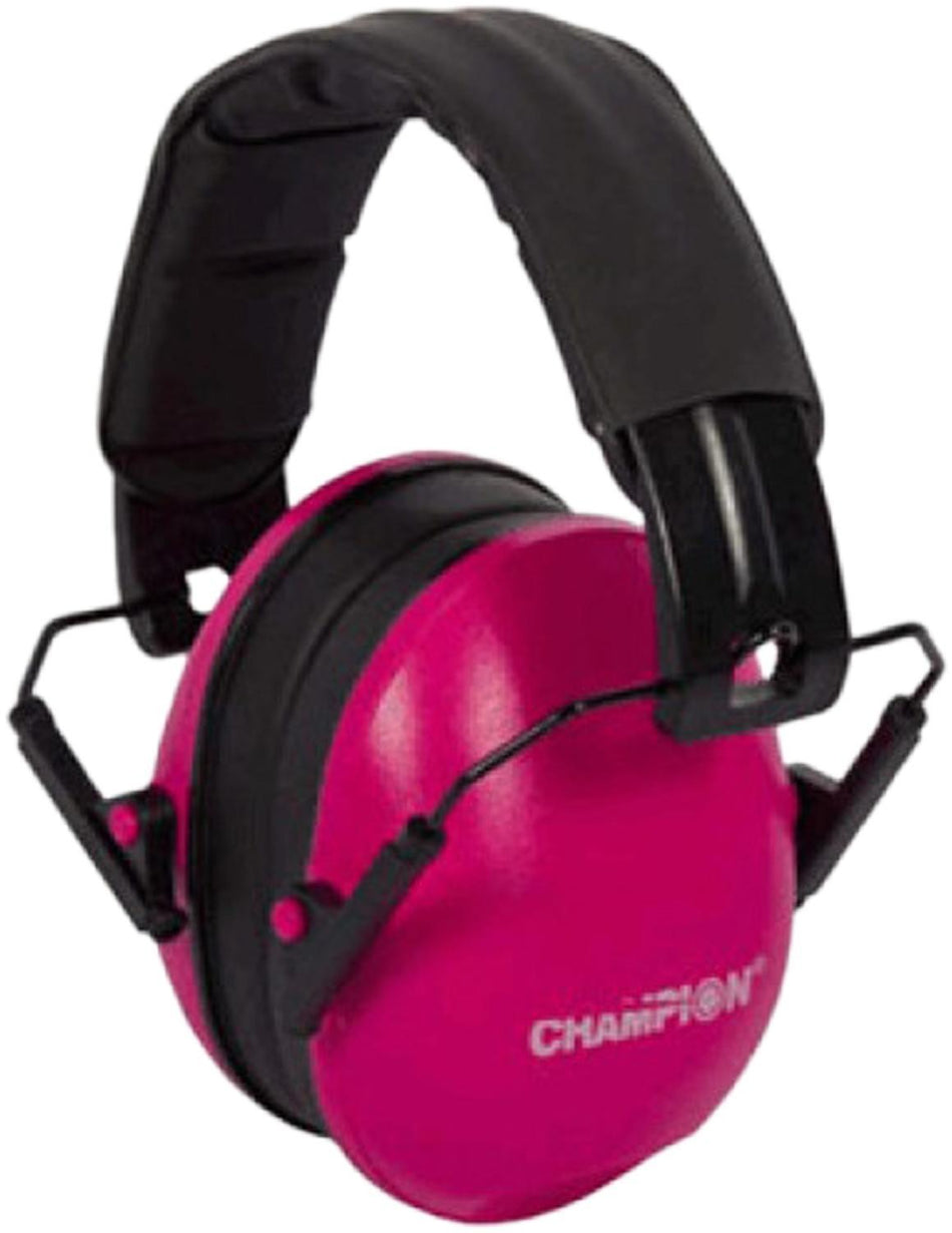 Champion Pink Slim Passive Ear Muffs Shooting Hearing Protection