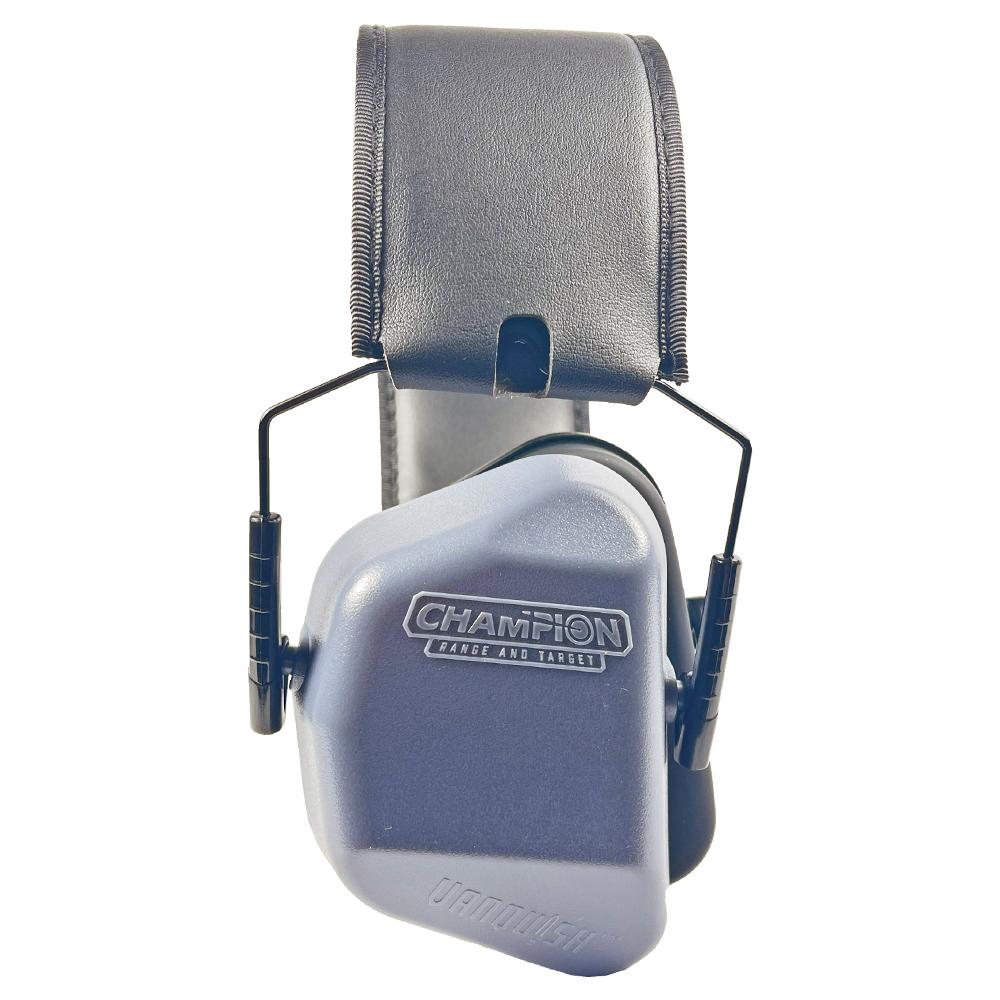 Champion Vanquish 24 NRR Passive Hearing Protection Ear Muffs Grey