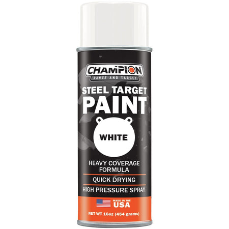 Champion AR500 Steel Spray Paint White 16oz Can