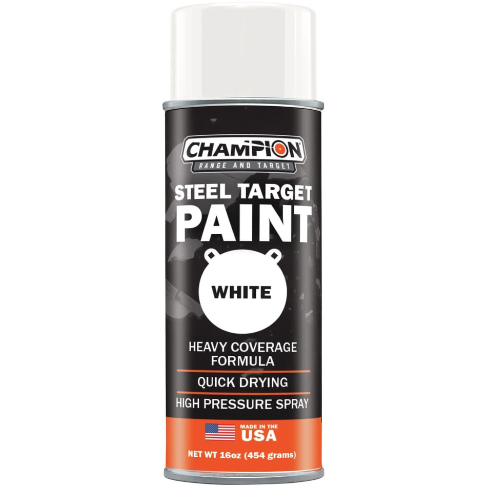 Champion AR500 Steel Spray Paint White 16oz Can