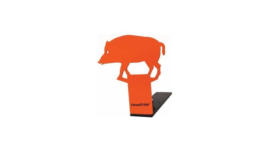 Champion Pop-Up Metal Hog Shooting Target for .22 Rimfire