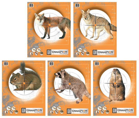 Champion Critter Series Paper Targets 11" x 14" Pack of 10