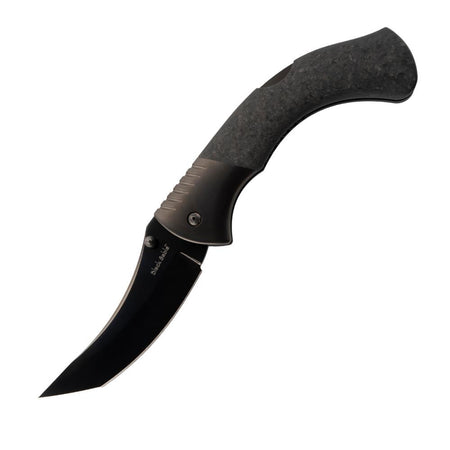 Cold Steel Black Sable Folding Knife XHP Steel 4-1/5" Tanto Black