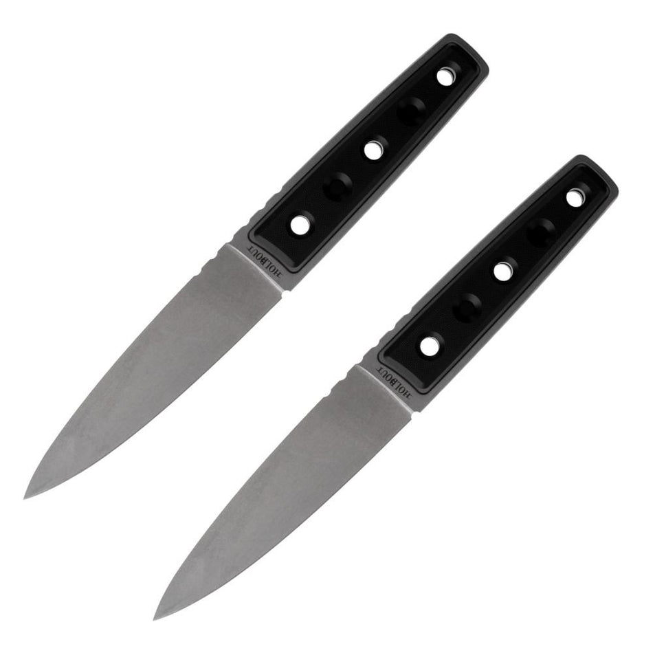 Cold Steel Stickman Holdout Fixed Blade Throwing Knife 5.5" Dagger Black 2-Pack