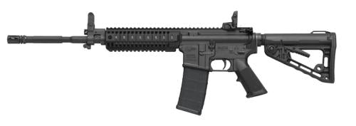 Colt M4 Carbine 5.56mm 16" Quad Piston System with Quad Rail & Flip Sights