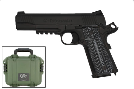 Colt Mfg O1070CQBB Custom Carry CQB 45 ACP 7+1 5" National Match Barrel, Carbon Steel Frame w/Picatinny Rail