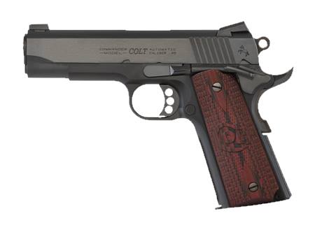 Lightweight Commander 9mm 4.25" Pistol, Blued/G10 Grips