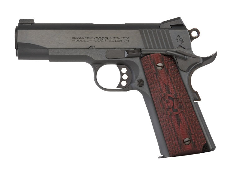 Colt O4940XE Commander Combat .45 ACP 4.25" Pistol, Blued Slide/Frame, G10 Grips, 8+1