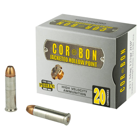 Cor-Bon .357 Magnum 357125 Self Defense Jacketed Hollow Point JHP 125 Grain