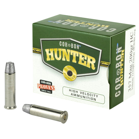 Cor-Bon .357 Magnum 357200HC Hunting Hard Cast Jacketed Hollow Point JHP 200 Grain