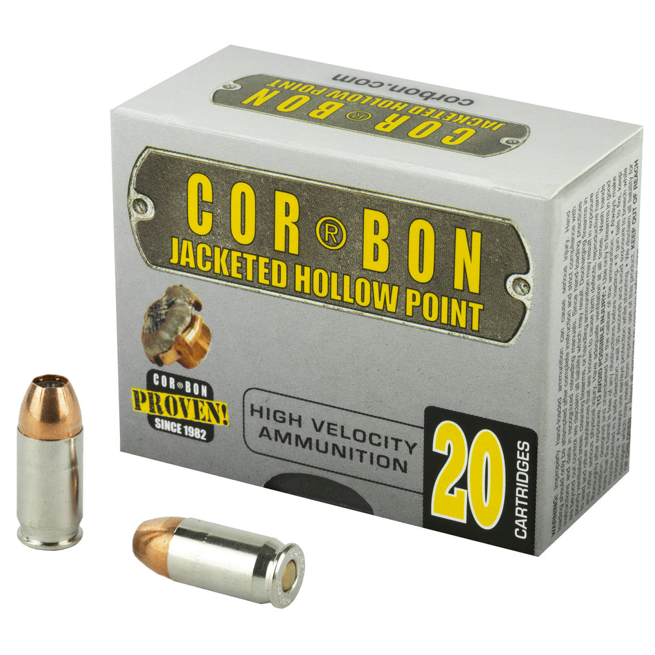 Cor-Bon .380 ACP/Auto 38090 Self Defense Jacketed Hollow Point JHP 90 Grain