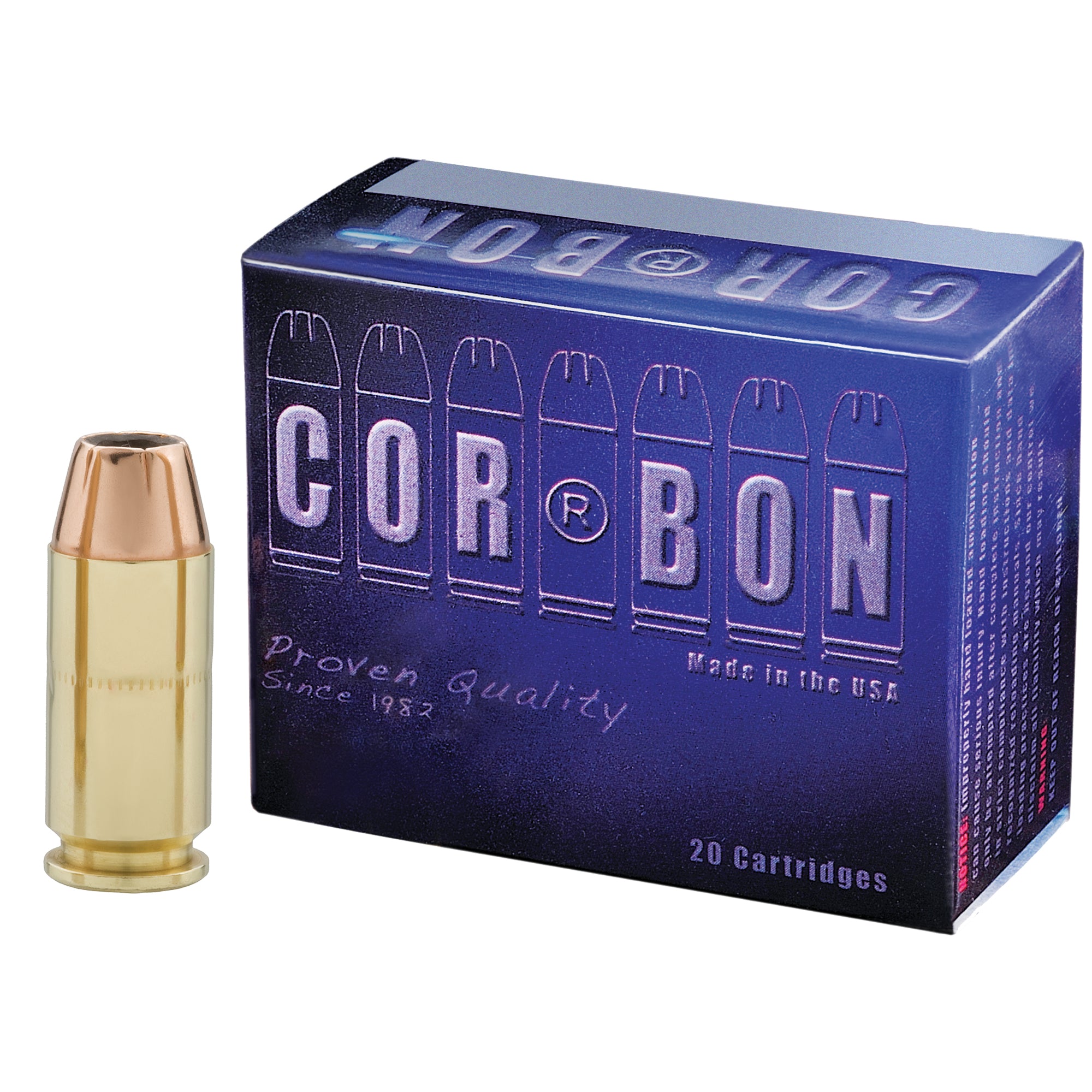 Cor-Bon .40 S&W 40165 Self Defense Jacketed Hollow Point JHP 165 Grain