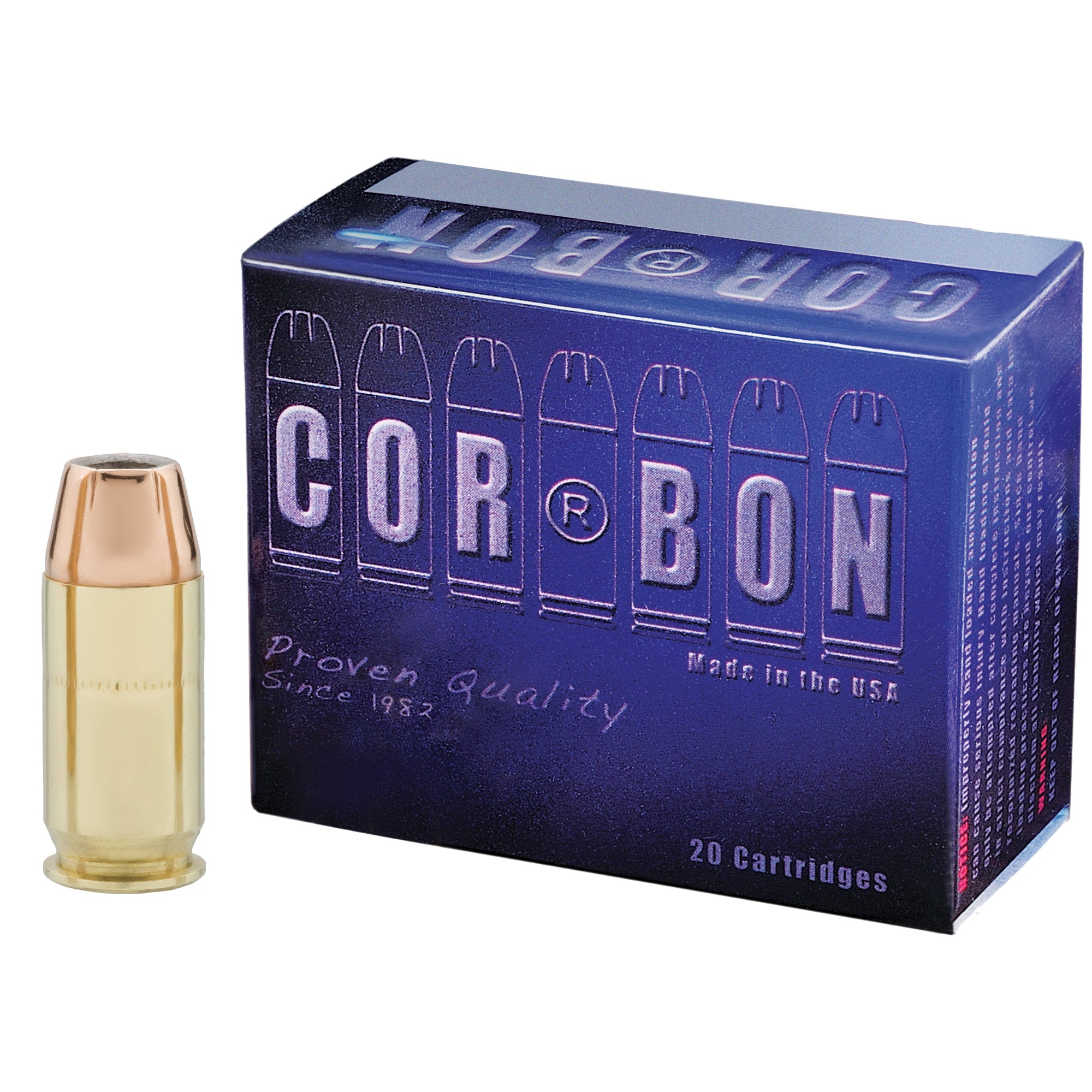 Cor-Bon .45 ACP/Auto 45165 Self Defense +P Jacketed Hollow Point JHP 165 Grain